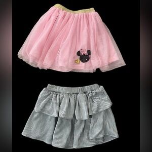 Disney• Little Girl Summer Skirts, Set of 2, EUC